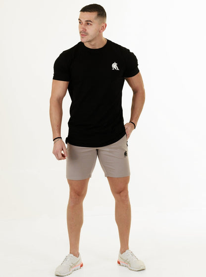 Tapered Shorts Grey