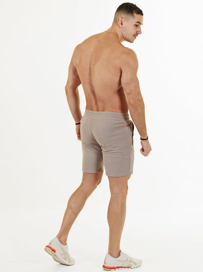 Tapered Shorts Grey