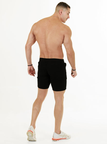 Tapered Shorts Black