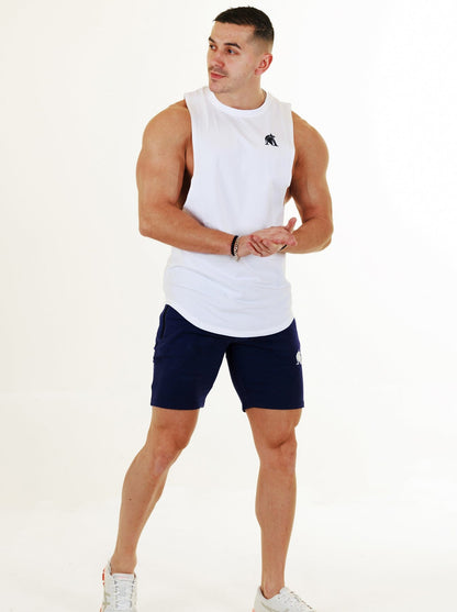 Tapered Shorts Navy