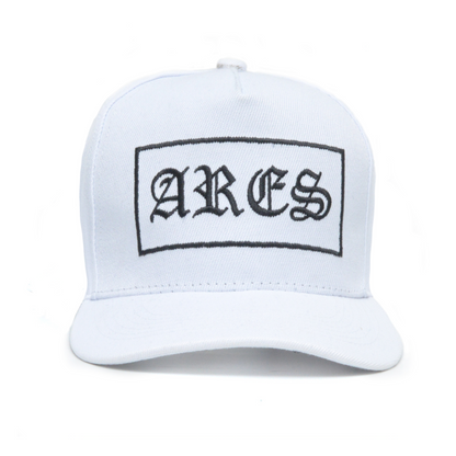 A-Frame Cap - Black on White